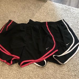 2 pairs of nike shorts